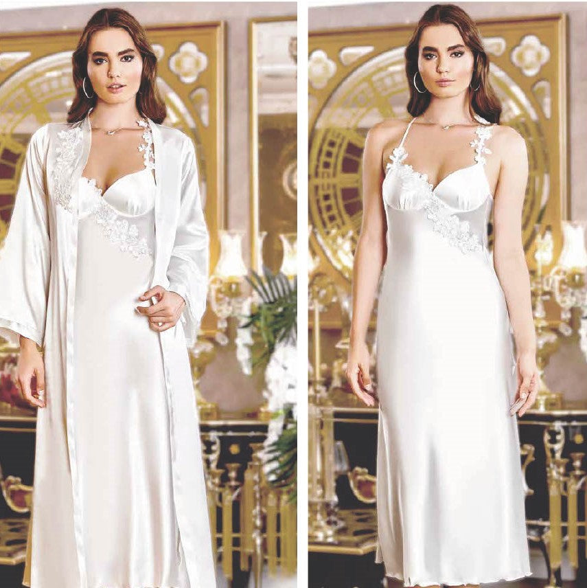 Jeremi 6 Pcs Satin Nightwear Set -S230